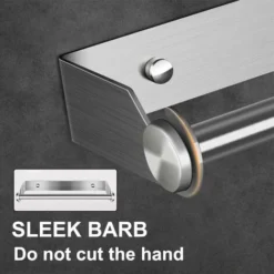 Derouleur Essuie Tout, Derouleur Porte Sopalin, Devidoir Porte Essuie Tout Mural, Distributeur Papier Aluminium Sopalin Et Film, Support Sopalin Mural Déroulant De Rouleau Cuisine(Argent) -Promos Gout Cuisine Boutique 95793594 5