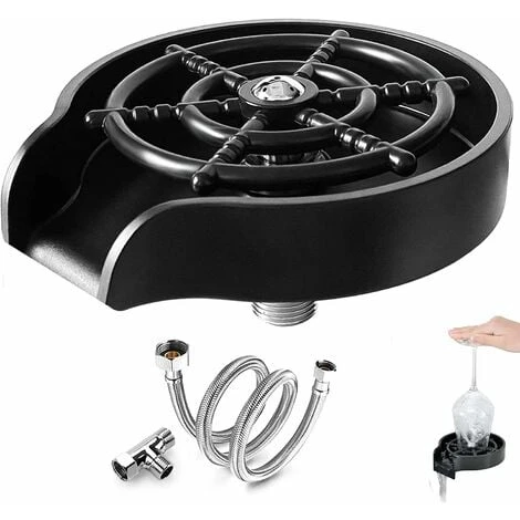 Rince Verre Evier,Rondelle De Tasse En Acier Inoxydable,Apporter Joint En T Et Tuyau De 80 Cm Automatique Tasse Rondelle Nettoyant,Portable Tasse Machine À Laver Rinceuse Pour Ménage Bar Café 1 Rince Verre Evier,Rondelle De Tasse En Acier Inoxydable,Apporter Joint En T Et Tuyau De 80 Cm Automatique Tasse Rondelle Nettoyant,Portable Tasse Machine À Laver Rinceuse Pour Ménage Bar Café