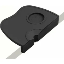 Tapis Tamper De Cafe En Silicone 210 Mm X 150 Mm Tamping Mat Anti-Dérapant Tapis De Tassage Espresso Pour Baristas Table à Manger Café Restaurant L'hôtel Bureau (Noir)