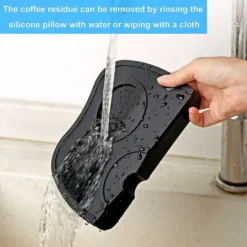 Tapis Tamper De Cafe En Silicone 210 Mm X 150 Mm Tamping Mat Anti-Dérapant Tapis De Tassage Espresso Pour Baristas Table à Manger Café Restaurant L'hôtel Bureau (Noir) -Promos Gout Cuisine Boutique 96011122 5