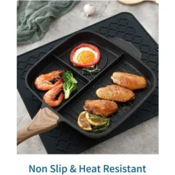 Tapis De Séchage Pour Comptoir De Cuisine, Tapis Résistant à La Chaleur, Gadgets De Cuisine, Accessoires De Cuisine (30,5 X 40,6 Cm, Noir) 8 Tapis De Séchage Pour Comptoir De Cuisine, Tapis Résistant à La Chaleur, Gadgets De Cuisine, Accessoires De Cuisine (30,5 X 40,6 Cm, Noir) -Promos Gout Cuisine Boutique 96094746 4