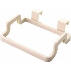 Accessoire Pour Poubelle　Support De Sacs Poubelle Portable à Suspendre à L'arrière De La Porte De La Cuisine - Beige