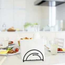 Porte-serviettes De Table, Tables Dîner Serviettes Porte Noir Porte Serviette Table Distributeur De Serviettes En Papier Métal Serviettes Support Pour Comptoir De Cuisine Table à Manger 8 Porte-serviettes De Table, Tables Dîner Serviettes Porte Noir Porte Serviette Table Distributeur De Serviettes En Papier Métal Serviettes Support Pour Comptoir De Cuisine Table à Manger -Promos Gout Cuisine Boutique 96443265 4