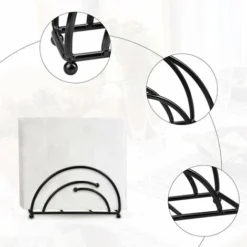 Porte-serviettes De Table, Tables Dîner Serviettes Porte Noir Porte Serviette Table Distributeur De Serviettes En Papier Métal Serviettes Support Pour Comptoir De Cuisine Table à Manger 9 Porte-serviettes De Table, Tables Dîner Serviettes Porte Noir Porte Serviette Table Distributeur De Serviettes En Papier Métal Serviettes Support Pour Comptoir De Cuisine Table à Manger -Promos Gout Cuisine Boutique 96443265 5