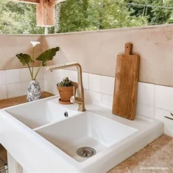 Évier Timbre D'office Granit Blanc Cassé Kümbad KIWI 2 Bacs 7 Évier Timbre D'office Granit Blanc Cassé Kümbad KIWI 2 Bacs -Promos Gout Cuisine Boutique 9687895 3