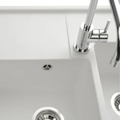 Évier Timbre D'office Granit Blanc Cassé Kümbad KIWI 2 Bacs 9 Évier Timbre D'office Granit Blanc Cassé Kümbad KIWI 2 Bacs -Promos Gout Cuisine Boutique 9687895 5