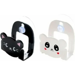 2pcs Porte-éponge De Cuisine Dessin Animé évier De Cuisine Organisateur Avec Ensemble De Ventouse