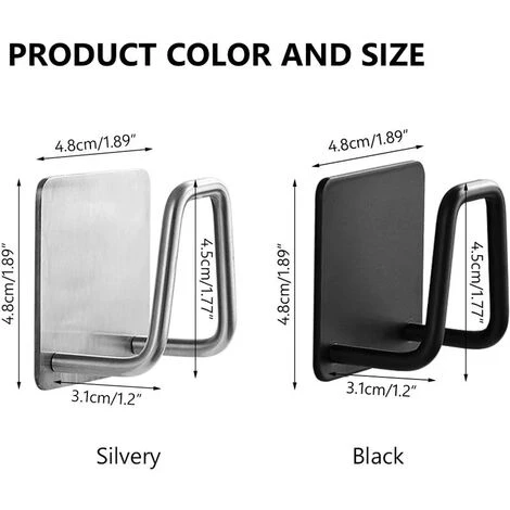 Organisateur évier Support D'éponges De Cuisine éponges D'évier Auto-adhésives égouttoir De Séchage 304 Support De Rangement En Acier Inoxydable Accessoires D'évier De Cuisine 2 Organisateur évier Support D'éponges De Cuisine éponges D'évier Auto-adhésives égouttoir De Séchage 304 Support De Rangement En Acier Inoxydable Accessoires D'évier De Cuisine – Image 2