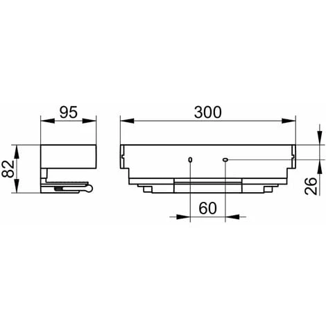 Keuco Edition 11 - Étagère Avec Raclette, Longueur 300 Mm, Chrome 11159010000 2 Keuco Edition 11 - Étagère Avec Raclette, Longueur 300 Mm, Chrome 11159010000 – Image 2