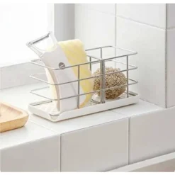 Porte-éponge En Acier Inoxydable 304, Multifonctionnel Pour évier De Cuisine, Organisateur D'évier, Plateau égouttoir à Vaisselle, Porte-savon, Panneau De Suspension Réglable 8 Porte-éponge En Acier Inoxydable 304, Multifonctionnel Pour évier De Cuisine, Organisateur D'évier, Plateau égouttoir à Vaisselle, Porte-savon, Panneau De Suspension Réglable -Promos Gout Cuisine Boutique 97517196 4