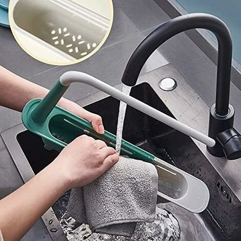 Évier De Cuisine Étagère De Vidange Télescopique Panier De Vidange Chiffon Support De Finition En Plastique Support De Vidange Rétractable Égouttoir à Vaisselle Rétractable 5 Évier De Cuisine Étagère De Vidange Télescopique Panier De Vidange Chiffon Support De Finition En Plastique Support De Vidange Rétractable Égouttoir à Vaisselle Rétractable – Image 5