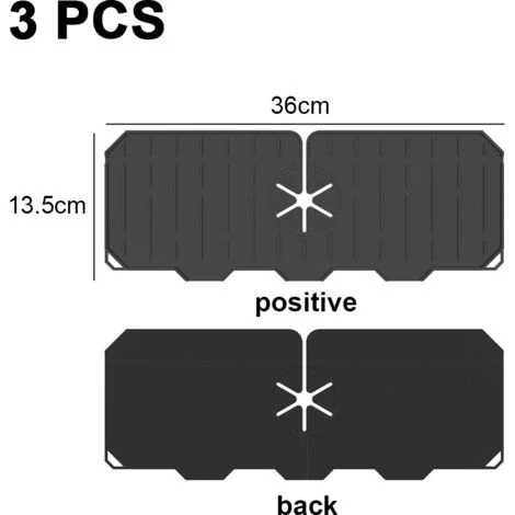 Tapis De Robinet En Silicone, Pare-éclaboussures Pour évier De Cuisine, Plateau Anti-gouttes Pour Poignée De Robinet En Silicone, Attrape-éclaboussures Absorbant Pour Robinet 2 Tapis De Robinet En Silicone, Pare-éclaboussures Pour évier De Cuisine, Plateau Anti-gouttes Pour Poignée De Robinet En Silicone, Attrape-éclaboussures Absorbant Pour Robinet – Image 2