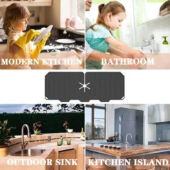 Tapis De Robinet En Silicone, Pare-éclaboussures Pour évier De Cuisine, Plateau Anti-gouttes Pour Poignée De Robinet En Silicone, Attrape-éclaboussures Absorbant Pour Robinet 9 Tapis De Robinet En Silicone, Pare-éclaboussures Pour évier De Cuisine, Plateau Anti-gouttes Pour Poignée De Robinet En Silicone, Attrape-éclaboussures Absorbant Pour Robinet -Promos Gout Cuisine Boutique 97528039 5