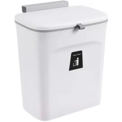 Poubelle De Cuisine Poubelle Suspendue Avec Couvercle Coulissant, Pour Poubelles, Poubelles De Placard, Poubelles De Cuisine, Boîte Multi-cuisine -Promos Gout Cuisine Boutique 97558661 3