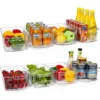 Bacs D'organisateur De Réfrigérateur - Bacs En Plastique Transparent Pour Réfrigérateur, Congélateur, Armoire De Cuisine, Organisation De Garde-manger, Organisateur De Réfrigérateur Sans BPA