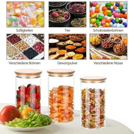 Lot De 12 Pots à épices Pots De Conservation Pots à épices En Verre 120 Ml Avec Couvercle En Bois De Haute Qualité En Bambou Pour Conserver Les Herbes à Thé Et Les épices 5 Lot De 12 Pots à épices Pots De Conservation Pots à épices En Verre 120 Ml Avec Couvercle En Bois De Haute Qualité En Bambou Pour Conserver Les Herbes à Thé Et Les épices – Image 5