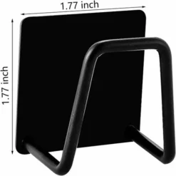 Porte-éponge Pour évier De Cuisine, 2 PCS Porte-éponge Auto-adhésif, Antirouille étanche à Séchage Rapide évier Porte-éponge Pour La Maison, La Salle De Bain, Les Accessoires De Cuisine (noir) 6 Porte-éponge Pour évier De Cuisine, 2 PCS Porte-éponge Auto-adhésif, Antirouille étanche à Séchage Rapide évier Porte-éponge Pour La Maison, La Salle De Bain, Les Accessoires De Cuisine (noir) -Promos Gout Cuisine Boutique 97638711 3