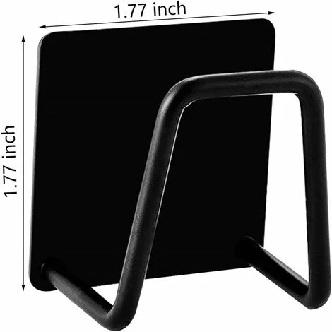 Porte-éponge Pour évier De Cuisine, 2 PCS Porte-éponge Auto-adhésif, Antirouille étanche à Séchage Rapide évier Porte-éponge Pour La Maison, La Salle De Bain, Les Accessoires De Cuisine (noir) 3 Porte-éponge Pour évier De Cuisine, 2 PCS Porte-éponge Auto-adhésif, Antirouille étanche à Séchage Rapide évier Porte-éponge Pour La Maison, La Salle De Bain, Les Accessoires De Cuisine (noir) – Image 3