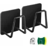 Lot De 2 Porte-éponges Pour évier De Cuisine, Petit Porte-éponge Adhésif Solide, Chariot D'évier De Cuisine Antirouille Et étanche De Qualité Supérieure – Taille Minimale – Acier Inoxydable SUS304