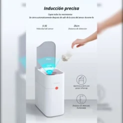 Poubelle Intelligente De 11 L Avec Capteur D'ouverture Et Absorption D'air -Promos Gout Cuisine Boutique 98227573 5