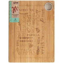 Planche à Découper 38x28 Cm Bambou - 5 Five Simply Smart -Promos Gout Cuisine Boutique 98556262 3