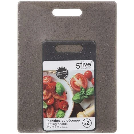 2 Planches à Découper Effet Pierre - 5 Five Simply Smart 3 2 Planches à Découper Effet Pierre - 5 Five Simply Smart – Image 3