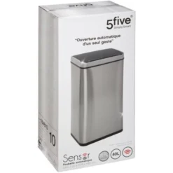 Poubelle Automatique 40L Sensor Inox - 5 Five Simply Smart -Promos Gout Cuisine Boutique 98559415 3