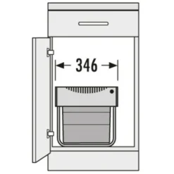 HAILO Poubelle De Cuisine Tri Sélectif 2 Bacs Encastrables 18 L - Raumspar 9 HAILO Poubelle De Cuisine Tri Sélectif 2 Bacs Encastrables 18 L - Raumspar -Promos Gout Cuisine Boutique 98850973 5
