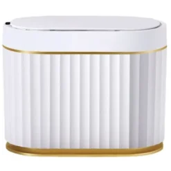 Smart Sensor 2022 Nouvelle Poubelle Avec Parfum Cuisine Domestique, Salon, Chambre, Salle De Bain Corbeille à Fente électrique Automatique - Modèle Rechargeable Platinum 9L (sans Parfum) - 2 Pièces -Promos Gout Cuisine Boutique 98873650 4