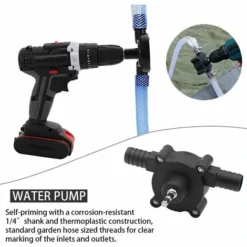 Pompe De Perceuse électrique, Pompe à Eau Pour La Maison, Le Jardin, Mini Perceuse électrique Manuelle Portable Auto-amorçante Pompe Pour Perceuse électrique Domestique Petite Pompe à Eau -Promos Gout Cuisine Boutique 99373606 5