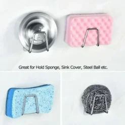 Porte-Eponge, Pour Evier De Cuisine, Acier Inoxydable 304 9 Porte-Eponge, Pour Evier De Cuisine, Acier Inoxydable 304 -Promos Gout Cuisine Boutique 99846788 5